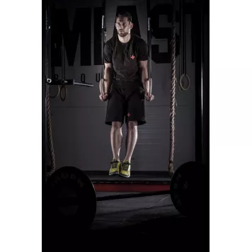 Drewniane kółka gimnastyczne z pasami (28 mm) THORN FIT