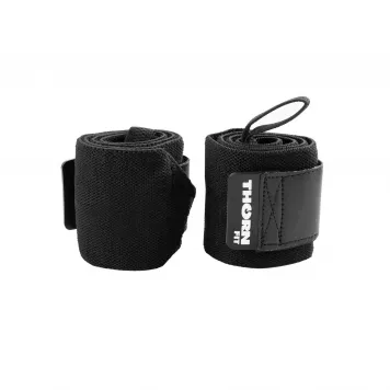 Ściągacze na nadgarstki WRIST WRAP 24" THORN FIT (czarne)