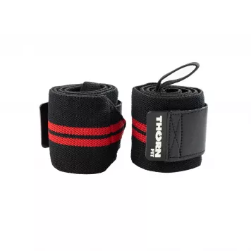 Ściągacze na nadgarstki WRIST WRAP 24" THORN FIT (czerwone)