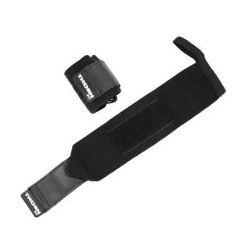 Ściągacze na nadgarstki WRIST WRAP 12" THORN FIT (czarne)