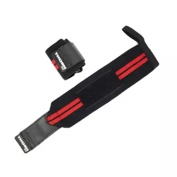 Ściągacze na nadgarstki WRIST WRAP 12" THORN FIT (czerwone)
