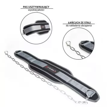 Pas obciążeniowy do ćwiczeń siłowych PST04 HMS