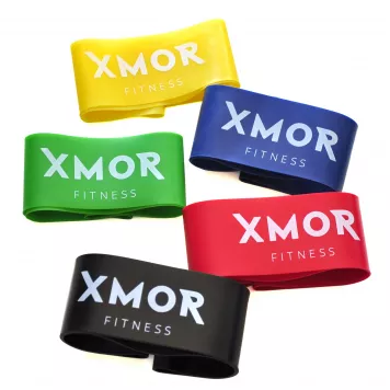 Guma oporowa MINI BAND średnia XMOR (niebieska)