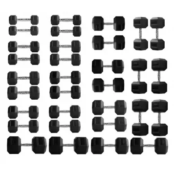 Zestaw hantli HEX 2 x 2,5 -...