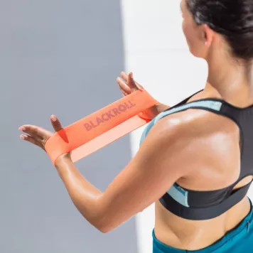 Taśma lekka LOOP BAND 30 cm BLACKROLL (pomarańczowa)