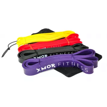 POWER BANDS zestaw 4 gum oporowych XMOR