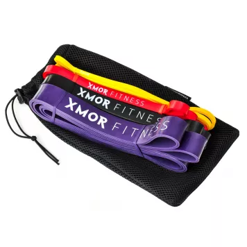 POWER BANDS zestaw 4 gum oporowych XMOR