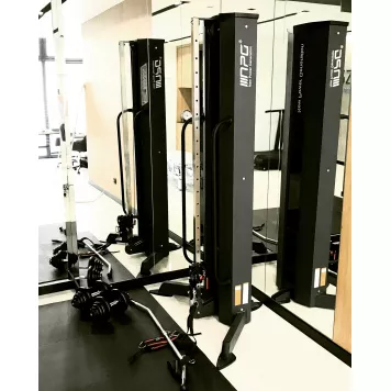 Wyciąg SINGLE PULLEY MACHINE WITH ADJUSTABLE BLOCK NPG E-LINE E1.30