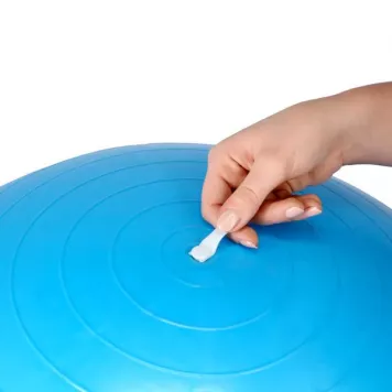 Piłka gimnastyczna YB01 65 cm śliwkowa HMS