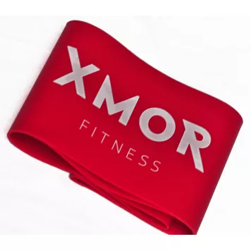 Guma oporowa MINI BAND SZEROKA ciężka XMOR (czerwona)