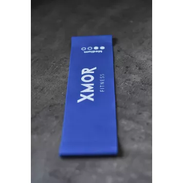 Guma oporowa MINI BAND SZEROKA średnia XMOR (niebieska)