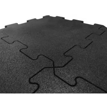 Podłoga Puzzel gumowa 1000 x 1000 x 20 mm (czarna) XMOR
