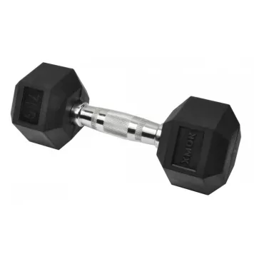 Zestaw hantli HEX 2.0 - 2 x 1-20 kg + Stojak na hantle HEX 120 cm XMOR