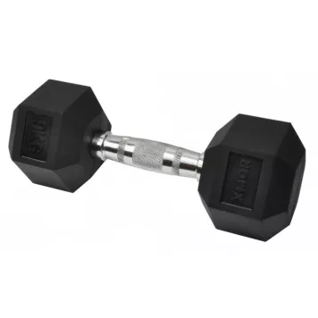 Zestaw hantli HEX 2.0 - 2 x 1-20 kg + Stojak na hantle HEX 120 cm XMOR