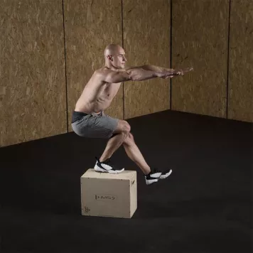 Box / Skrzynia drewniana mała 50x40x30 cm PLYO BOX DSC04 HMS