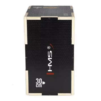 Box / Skrzynia drewniana mała czarna 50x40x30 cm PLYO BOX DSC03 HMS