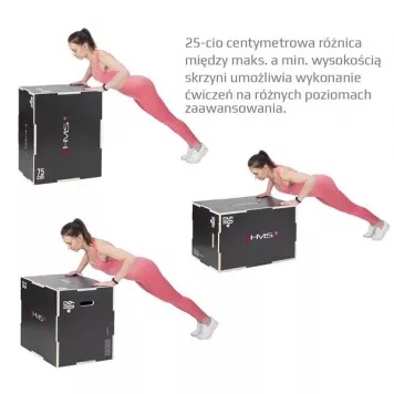 Box / Skrzynia drewniana wzmocniona PLYO BOX DSC02 HMS