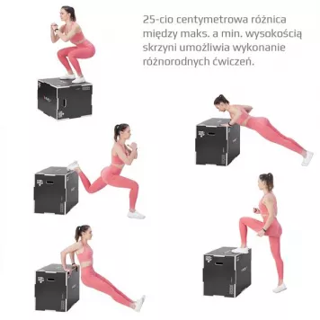 Box / Skrzynia drewniana wzmocniona PLYO BOX DSC02 HMS