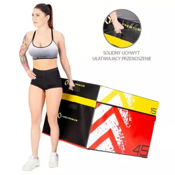 Skrzynie Plyometryczne SOFT Zestaw (4 Części) PYBS01 HMS PREMIUM