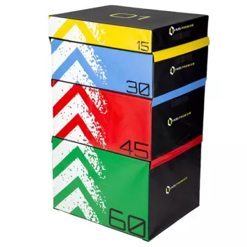 Skrzynie Plyometryczne SOFT Zestaw (4 Części) PYBS01 HMS PREMIUM