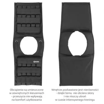 Kamizelka treningowa z obciążeniem 30 kg KTO30 HMS PREMIUM