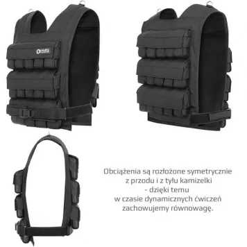 Kamizelka treningowa z obciążeniem 30 kg KTO30 HMS PREMIUM