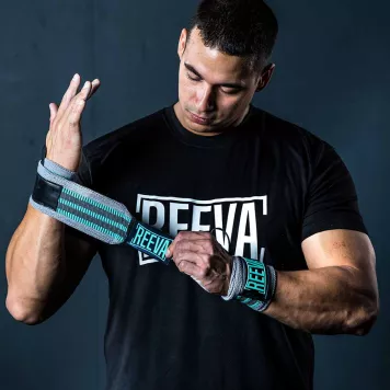 Ściągacze na nadgarstki WRIST WRAPS REEVA (blue)
