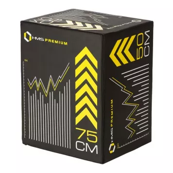 SKRZYNIA PLYOMETRYCZNA SOFT 750x600x500 MM PYB01 HMS PREMIUM