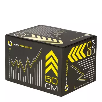 SKRZYNIA PLYOMETRYCZNA SOFT 750x600x500 MM PYB01 HMS PREMIUM