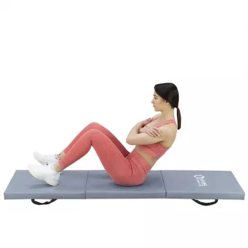 Materac gimnastyczny składany 1800x600 mm GREY MGS02 HMS