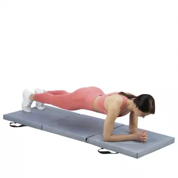 Materac gimnastyczny składany 1800x600 mm GREY MGS02 HMS