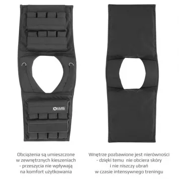 Kamizelka treningowa z obciążeniem 16 KG KTO16 HMS PREMIUM