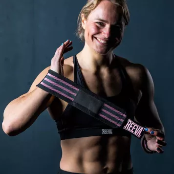 Ściągacze na nadgarstki WRIST WRAPS REEVA (pink)