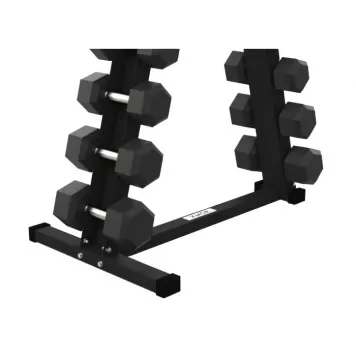 Zestaw hantli HEX 2.0 - 2 x 1-10 kg + stojak na hantle 1-10 Kg XMOR