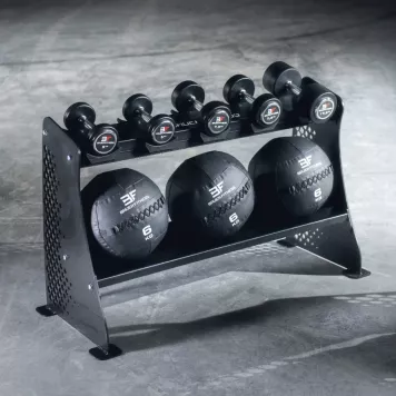 Piłka Wall Ball 12 kg CFA-1773 BAUER FITNESS (czarna)