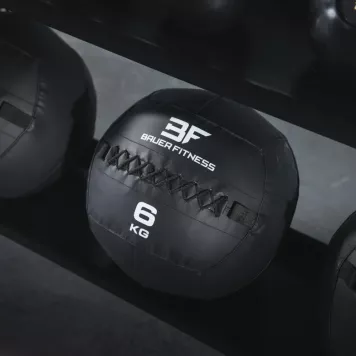 Piłka Wall Ball 12 kg CFA-1773 BAUER FITNESS (czarna)