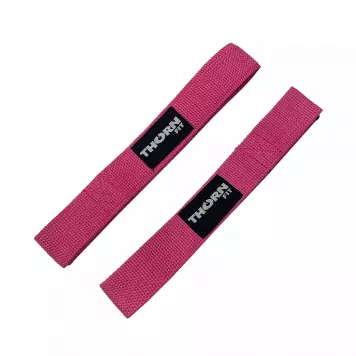 Paski do podnoszenia ciężarów Lifting Strap THORN FIT (różowe)