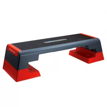 Step Do Aerobiku Premium Black/Red AS007 HMS