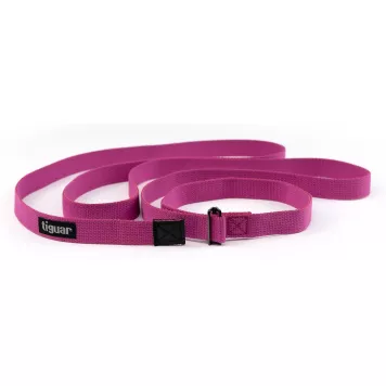 Pasek do jogi tiguar (śliwkowy)