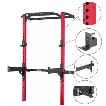 Wielofunkcyjna klatka treningowa składana KLT22 RED HMS