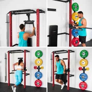 Wielofunkcyjna klatka treningowa składana KLT22 RED HMS