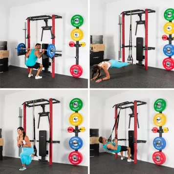 Wielofunkcyjna klatka treningowa składana KLT22 RED HMS