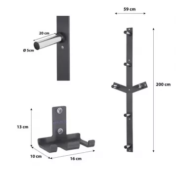 Zestaw Wieszaków Ściennych STR28 + STR29 HMS