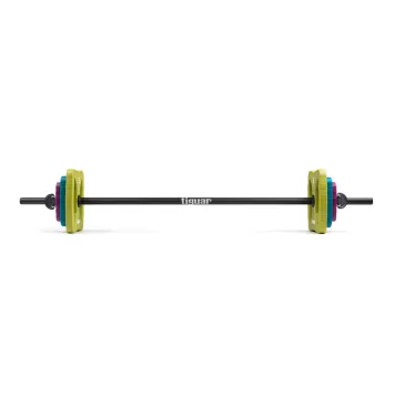 Sztanga Power Gym Butterfly PU + Obciążenia 2x 7,5 kg tiguar V2
