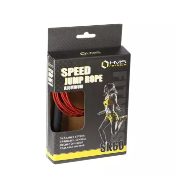 Skakanka szybka SK60 HMS (czarno-czerwona)