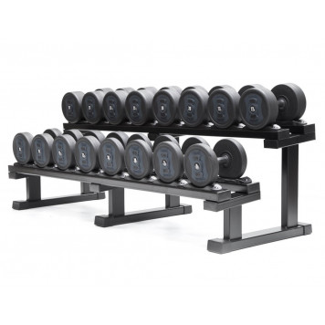 Zestaw Hantli Poliuretanowych 5 - 50 Kg (19 Par) Natural Strength + 2 Stojaki