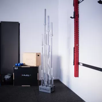 Stojak na gryfy olimpijskie COMMERCIAL STR34 HMS