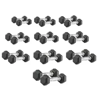 Zestaw Hantli HEX 2.0 - 2x 2,5 - 25 kg DS