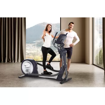 Trenażer eliptyczny elektromagnetyczny E33 LED Gymost