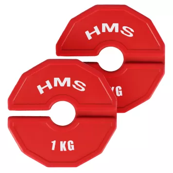 Talerz na sprzęt do treningu siłowego i fitness TSN100 2 x 1 KG HMS